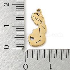 Mother's Day 201 Stainless Steel Pendants&nbsp;STAS-H188-01C-G