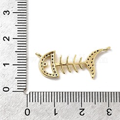 Brass Micro Pave Cubic Zirconia Pendants&nbsp;KK-A266-37B-G
