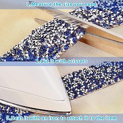 Glitter Resin Hotfix Rhinestone&nbsp;DIY-FG0001-51