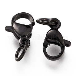 304 Stainless Steel Lobster Claw Clasps Ion Plating(IP)&nbsp;STAS-G240-01B-EB
