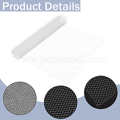 Big Eye Mesh Polyester Organza Veil&nbsp;DIY-WH0028-94B