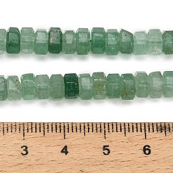 Natural Green Strawberry Quartz Beads Strands&nbsp;G-G317-A08-3x6mm