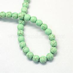 Synthetic Turquoise Beads Strands&nbsp;TURQ-S284-4mm-B03