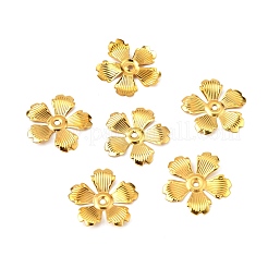 5-Petal Iron Bead Caps&nbsp;IFIN-WH0070-02G