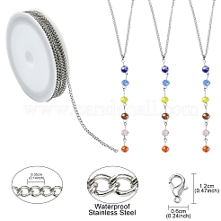 DIY Natural & Synthetic Mixed Gemstone Necklaces Dangle Earrings Making Kit&nbsp;DIY-YW0008-59