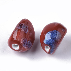 Handmade Porcelain Beads&nbsp;PORC-N004-28F