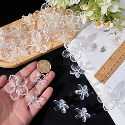 90Pcs 3 Styles PVC Bead Caps&nbsp;KY-SP0001-80