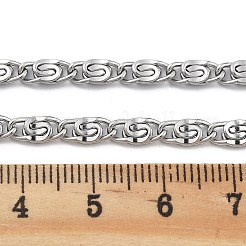 304 Stainless Steel Lumachina Chains&nbsp;STAS-M075-03A-P