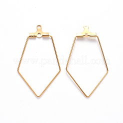 PVD Vacuum Plating 304 Stainless Steel Wire Pendants&nbsp;STAS-S103-04G