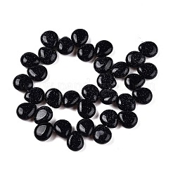 Synthetic Blue Goldstone Beads Strands&nbsp;G-T138-130