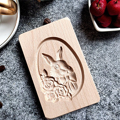 Beech Wood Cookie Molds&nbsp;AJEW-WH0083-59B