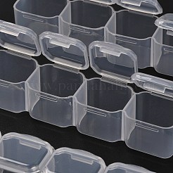 12 Grids Rectangle Plastic Bead Organizer Containers&nbsp;CON-XCP0002-29
