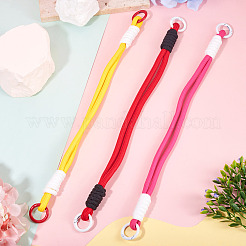3Pcs 3 Colors Polyester Cord Phone Hand Strap Chains&nbsp;AJEW-TA0002-62B