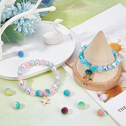 160Pcs 8 Colors Imitation Pearl Acrylic Beads&nbsp;OACR-SC0001-15