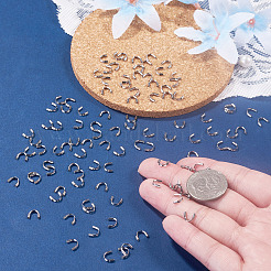 304サージカルステンレススチールワイヤーガーディアンとプロテクター150個  ステンレス鋼色  穴：0.8mm  4.5~4.6x6~6.7x1.4mm&nbsp;STAS-TA0006-35A-P