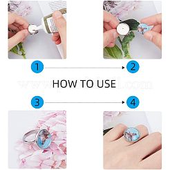 DIY Finger Rings Making Kits&nbsp;DIY-UN0001-21P