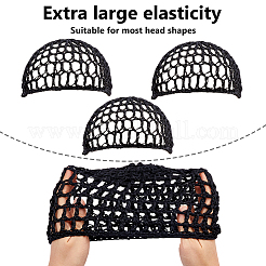 4Pcs Polyester Elastic Wig Caps&nbsp;DIY-DC0004-14