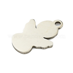 Non-Tarnish 201 Stainless Steel Pendants&nbsp;STAS-M015-27P