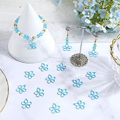 50Pcs Hollow Spray Painted Alloy Pendants&nbsp;FIND-SC0012-27B