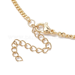 Brass Curb Chain Anklets&nbsp;AJEW-AN00603