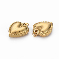 Ion Plating(IP) 304 Stainless Steel Charms&nbsp;STAS-N097-115LG-NR