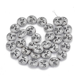 Electroplate Non-magnetic Synthetic Hematite Beads Strands&nbsp;G-N0322-05N