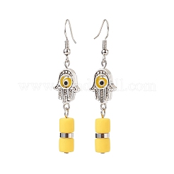 Evil Eye Handmade Lampwork Earring & Bracelet Sets&nbsp;SJEW-JS01250
