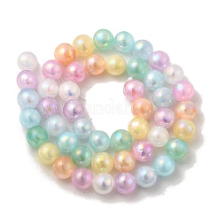 Plating Natural Selenite Beads Strands&nbsp;G-G120-A01-01-06