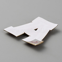 Letter A Computerized Towel Embroidery Cloth Self Adhesive Patches&nbsp;PATC-WH0007-37B-05