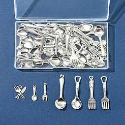 50Pcs Tibetan Style Alloy Pendants&nbsp;FIND-FS0003-64