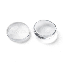 Transparent Glass Cabochons&nbsp;GGLA-R026-10mm