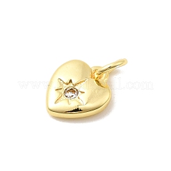Brass Micro Pave Cubic Zirconia Charms&nbsp;LS-KK-C139-25D-G