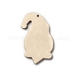 Christmas Single Face Printed Wood Big Pendants&nbsp;WOOD-H102-01C