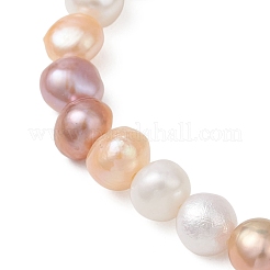 Natural Cultured Freshwater Pearl Beaded Stretch Bracelets for Women&nbsp;BJEW-JB13135