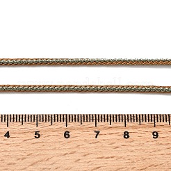 2.5mmナイロン編み紐ネックレスの作り方  真鍮の金具と304ステンレススチールのロブスタークロウ留め金付き  長持ちメッキ  ラックめっき  プラチナ  オレンジ  17.72インチ（45cm）&nbsp;FIND-G095-01P-18