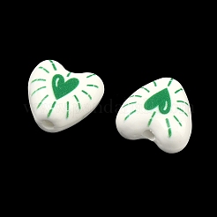 Printed Handmade Porcelain Beads&nbsp;PORC-G016-01B