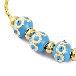 Brass European Bracelets&nbsp;BJEW-C080-03G-07