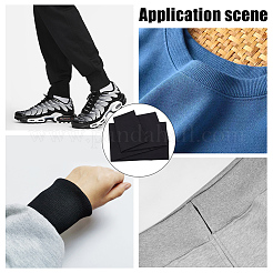 95% Cotton 5% Spandex Ribbing Fabric&nbsp;DIY-WH0002-84B