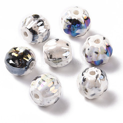 Handmade Pearlized Porcelain Beads&nbsp;PORC-G010-02