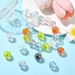 50Pcs Transparent Acrylic Beads&nbsp;OACR-CJ0002-14