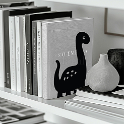 滑り止め鉄製ブックエンドディスプレイスタンド  棚用の調節可能なデスクトップヘビーデューティメタルブックストッパー  恐竜  110x135x178mm  2個/セット&nbsp;AJEW-WH0548-023