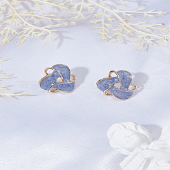 1Pair Alloy Enamel Stud Earrings&nbsp;EJEW-LP0008-008