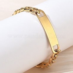 304 Stainless Steel ID Bracelets&nbsp;BJEW-Z178-13G-02