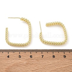 Brass Stud Earrings for Women&nbsp;KK-CBAD851-34G