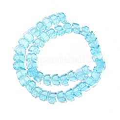 Transparent Glass Beads Strands&nbsp;GLAA-F114-03B