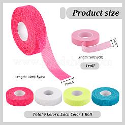 5Rolls 5 Colors Multifunctional Cotton Fabric Bandage&nbsp;AJEW-PH0006-78