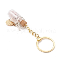 8Pcs Iron Alloy Glass Enamel Keychains&nbsp;KEYC-JKC01153
