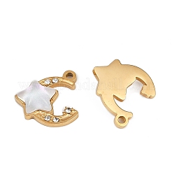 304 Stainless Steel Resin Charms&nbsp;STAS-L290-40G