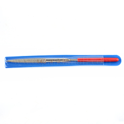 スチール半円形のダイヤモンドファイル  レッド  140x6x2mm&nbsp;TOOL-R098-04