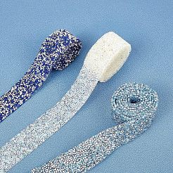 Glitter Resin Hotfix Rhinestone&nbsp;DIY-FG0001-51